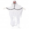 Adorno Fantasma Calavera De Tela Blanco Luces Y Sonido | KUN-W61