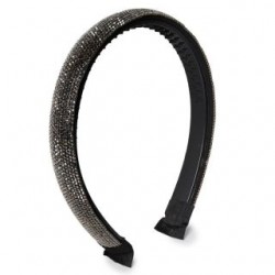Diadema Plástico Ancha Forro Ovalado Cubierta Piedras De Colores 14 Cm | XH5517 XQ-W4-1010