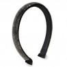 Diadema Plástico Ancha Forro Ovalado Cubierta Piedras De Colores 14 Cm | XH5517 XQ-W4-1010