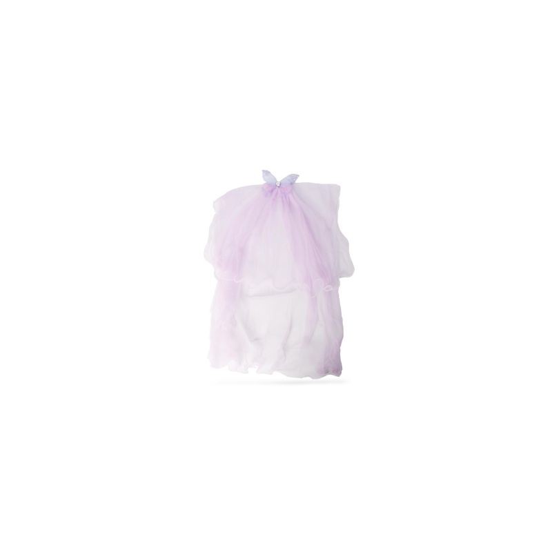 Pico Garza Mariposa Con Velo Organza Brillos Grande | XH5938
