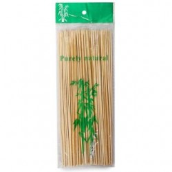 Palillos Brocheta En Bolsa Chicos Delgados De Bambú 20 Cm | 50113-3
