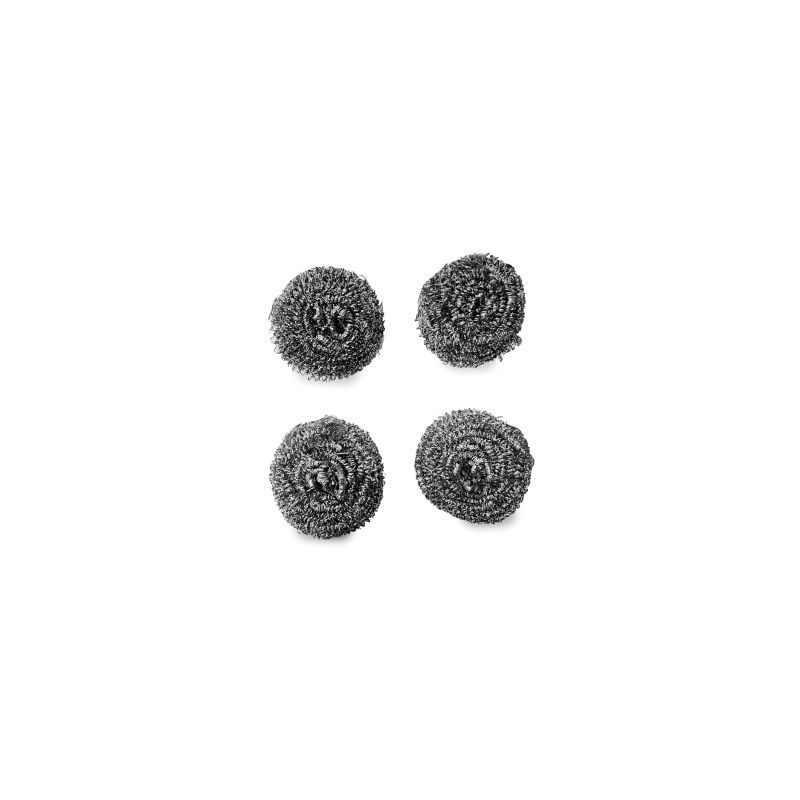 Set Fibras Cocina Multiusos Acero Circulares Bolsa 4 Fibras | DMC-477