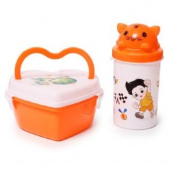 Set Lonchera Toper Corazón Botella Infantil Estampados | DMC-439