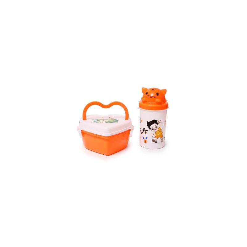 Set Lonchera Toper Corazón Botella Infantil Estampados | DMC-439