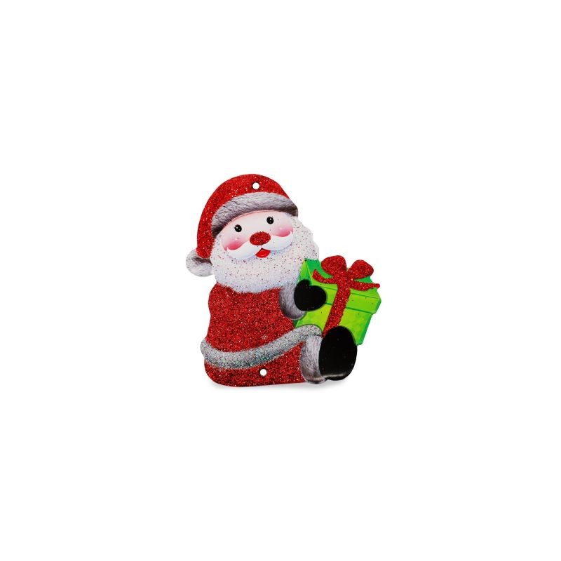 Adorno Navideño Chico Cartón Unicel brillos Modelos De 9 Cm Con Hilo | WD-1040A-1