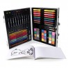 Set Escolar Maletín Blanco 44 Accesorios Escolares Colores Estampado Animales | XH4406