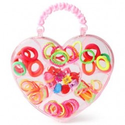 Accesorios Para Cabello Mini Figuras Y Colores En Estuche Corazón 13.5 Cm | HU-SP1033