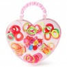 Accesorios Para Cabello Mini Figuras Y Colores En Estuche Corazón 13.5 Cm | HU-SP1033