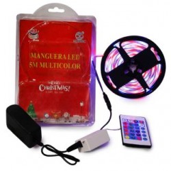 Serie Navideña De Tira Led Multicolor Plana De 5 Mts | HZ2835