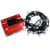Serie Navideña Cien Pie De 300L Micro Led Blancas Cable Negro 7.5 Mts | HZ9002B