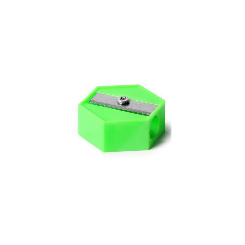 Sacapuntas Escolar Plastico Chico INDRA Figuras Colores Sólidos | 25 Sacapuntas | IND-0643-A