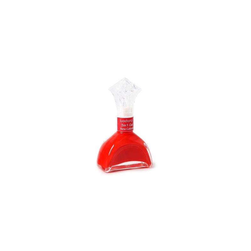 Barniz Esmalte Uñas LOUDANQI Media Luna Tapa Tipo Diamante 24 Gel | 6 Barnices | RF-E2557