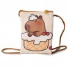 Monedero Grande Rectangular Con Correa Estampado Capibaras Modelos 13 Cm | XQ-Y4-1116