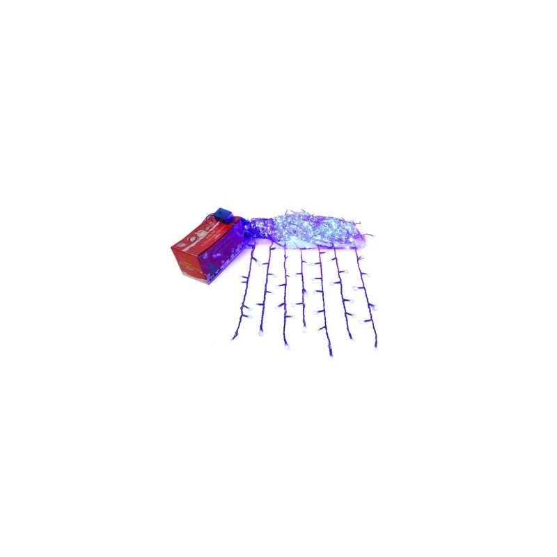 Serie Navideña De 500L Led En Cascada Azul Cable Color De 9.5 Mts | HZ8034A