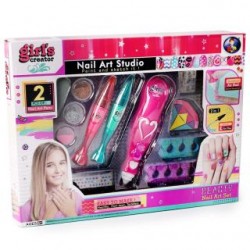 Kit De Uñas Infantil Con Accesorios Para Decoración Con Glitter 35.5 Cm | RM-2189
