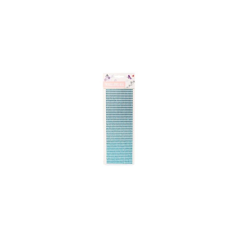 Planilla Sticker Grande Con Piedras De Colores Para Decoración Y Facial 31 Cm | G341-10E-1