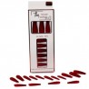 Uñas Postizas Largas En Punta mate Colores En Caja Blanca Línea Dorada 16 Cm | MK-P-85