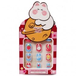Uñas Postizas Chicas Infantiles De Colores Estampado Modelos 11.5 Cm | MK-P-83