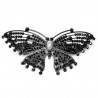 Broche Para Cabello Grande De Metal En Forma De Mariposa Con Piedras 12.5 Cm | HM-4Z-1196