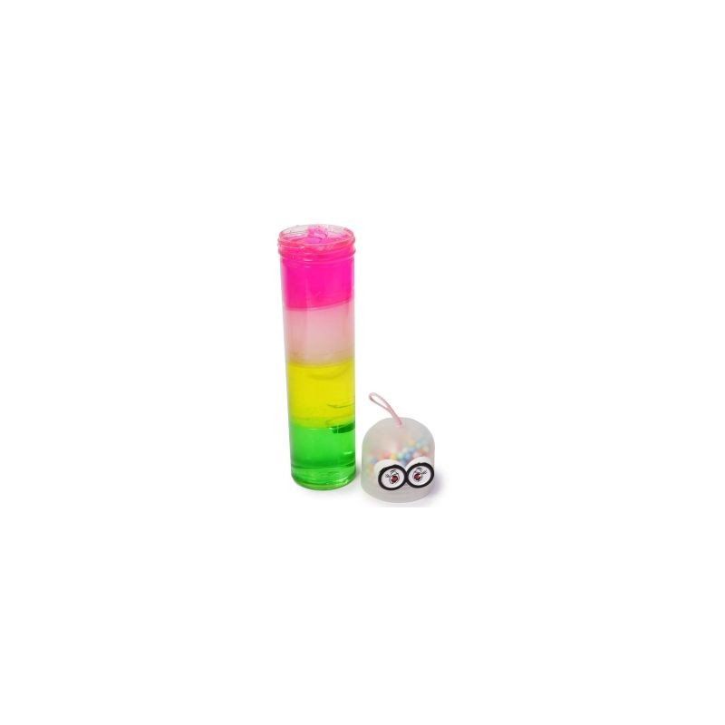 Slime Grande De Bote Largo Colores Con Tapa Ojos Y Bolitas unicel 22.5 Cm | TG-135-13