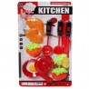 Blíster Con Trastes Para Cocina y Alitas De Pollo De Y Huevo De Plástico 35 Cm | TG-0311K-4