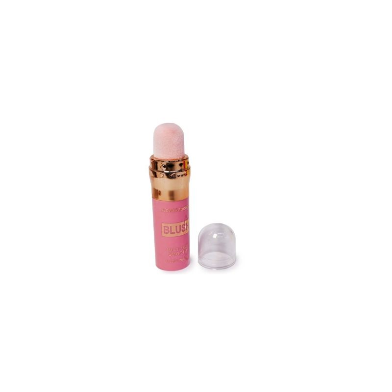 Rubor Facial Con Aplicador Suave Terciopelo De 20 Gr Línea Dorada 11.5 Cm | MK-P-75