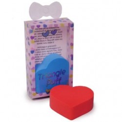 Esponjas Aplicadoras Para Maquillaje En Forma De Corazón Colores suaves 4.5 Cm | MK-P-41