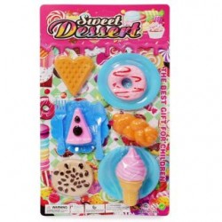 Blíster Con Postres De Plástico Didácticos De Colores Con Accesorios 37.5 Cm | TG-0311E-22
