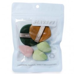 Esponjas Aplicadoras Para Maquillaje Puff Figuras Gota Y Planas En Bolsa Azul 16 Cm | RF-E3756