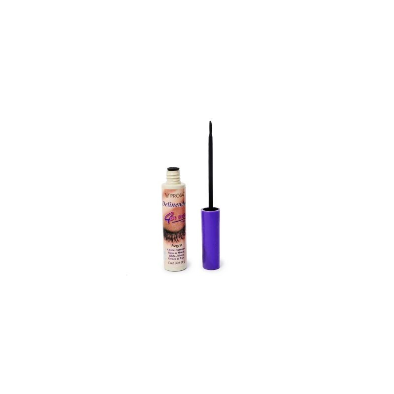 Delineador Para Ojos 4 En 1 Delgado Con 4 Aceites Naturales Tapa Morada 10 Gr | ROS
