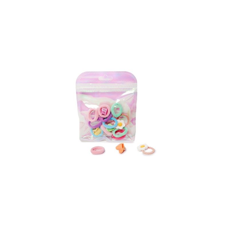 Accesorios Para Cabello Mini De Colores En Bolsa Tornasol Chica Figuras 11.5 Cm | XH6135