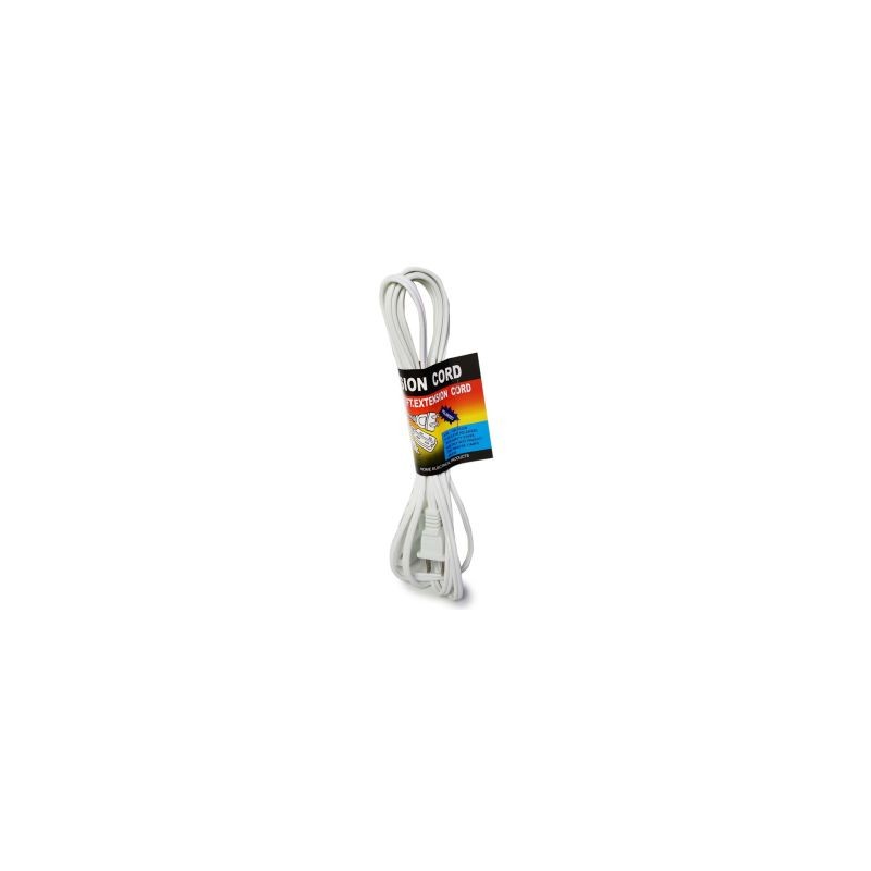 Extensión Eléctrica Reforzada En Color Blanco De 2.7 Metros Con Contactos | YC-0502