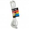Extensión Eléctrica Reforzada En Color Blanco De 2.7 Metros Con Contactos | YC-0502
