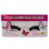 Pestañas Postiza Seminaturales 6D En Estuche Estampado Mariposas Metalizado 11.8 Cm | HJM-N63