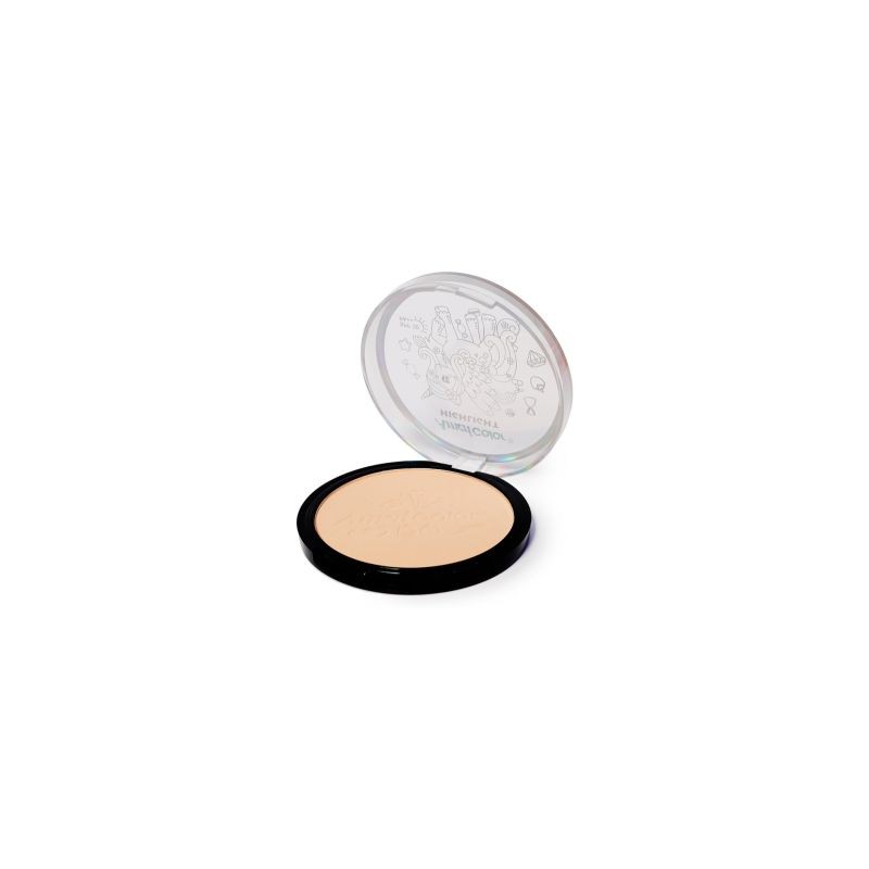 Maquillaje Polvo Compacto Facial Larga Duración 24H Tonos Estampado Unicornio 7.4 Cm | YL-0171