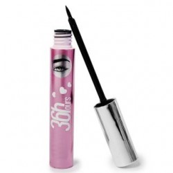 Delineador Para Ojos Negro Líquido Larga Duración 36H Envase Color Rosa 11.8 Cm | E5016