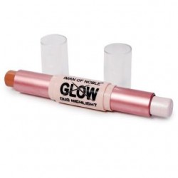 Corrector Facial E Iluminador En Barra Doble 2 En 1 Envase Rosa Metalizado 8 Gr | 760-8
