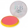 Rubor Compacto Facial BB Con Grabado Flor Estuche Amarillo De 7.5 Cm | A1206
