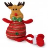 Adorno Navideño De Peluche Grande Para Colgar Muñecos Con Botas Rojas 34 Cm | SY-S-872