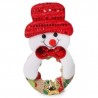Adorno Navideño De Peluche Para Colgar Aro Café Con Muñeco Para Colgar 13 Cm | SY-S-850