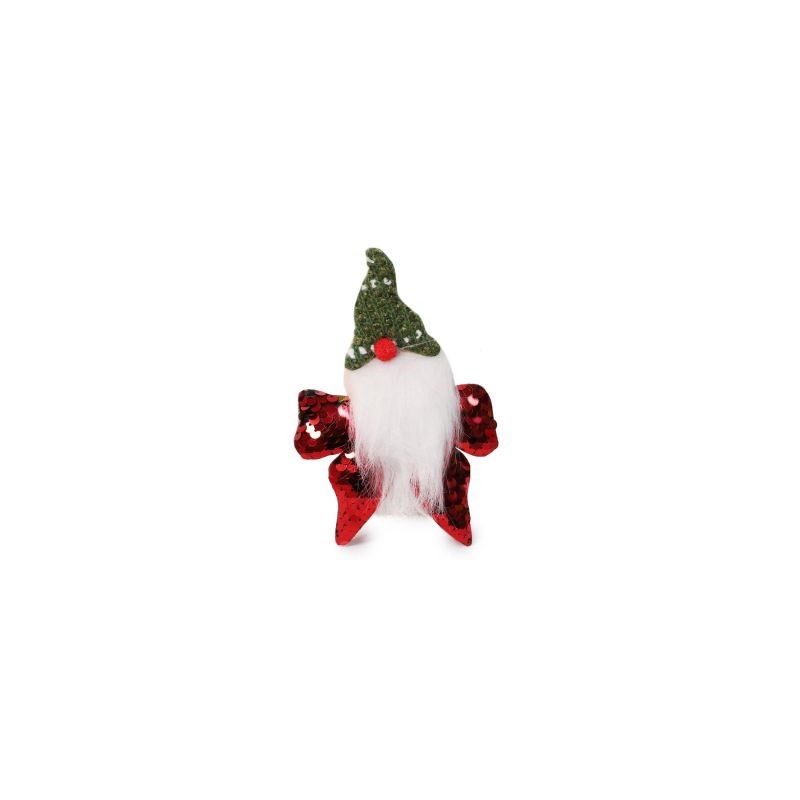 Adorno Navideño De Peluche Figuras Lentejuela Con Santa Claus Modelos De 13 Cm | JA-S-1016