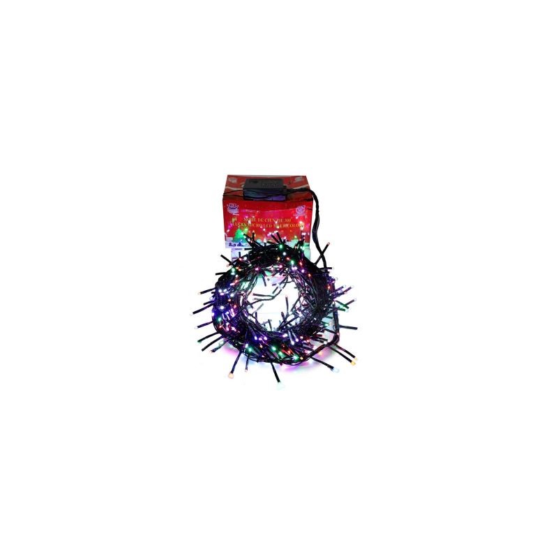 Serie Navdeña De 300L Micro Led De Cien Pie Multicolor Cable Negro 7.5 Mts | HZ9002C