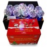 Serie Navideña De Alambre 10 Esferas Led Multicolor De 7 Cm Con Control | HZ8096C